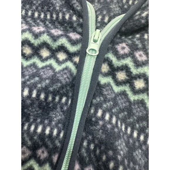 Kids Roper Fleece Jacket XL Blues Zip Up  Warm Child’s Size Aztec - Picture 3 of 5